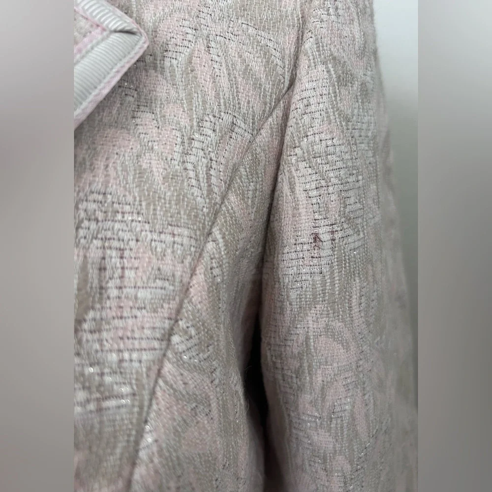 Dana Buchman Textured Cream Blazer